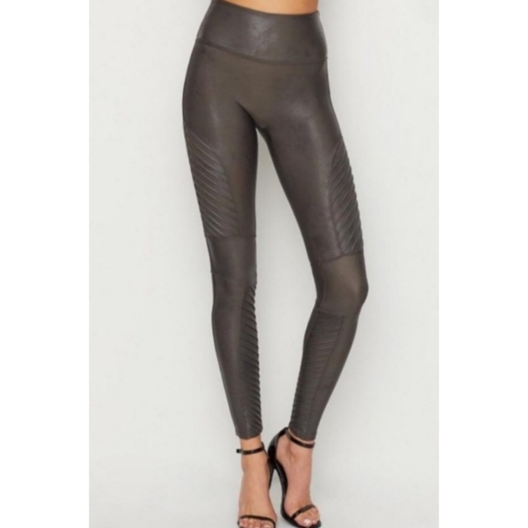 SPANX Pants - SPANX Faux Leather Moto Leggings